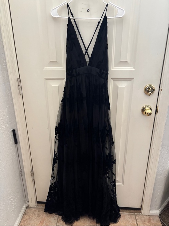 Windsor Dresses & Skirts - Windsor Black Lace Overlay Maxi Dress